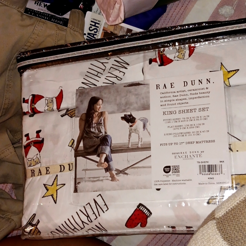 Rae Dunn King Sheet Set